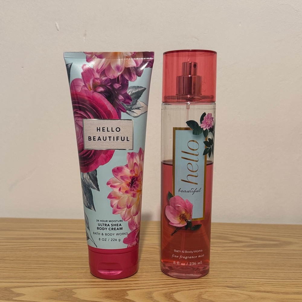 Bath and body works hello beautiful bundle